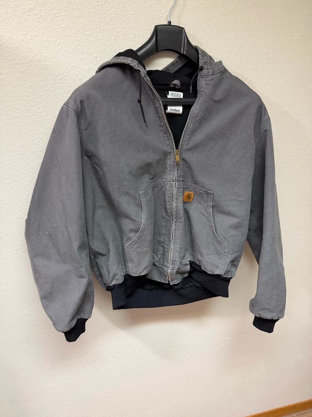 Carhartt J280 GVL Gravel Gray Quilted Flannel-Lined Duck Active Jacket XLRegular
